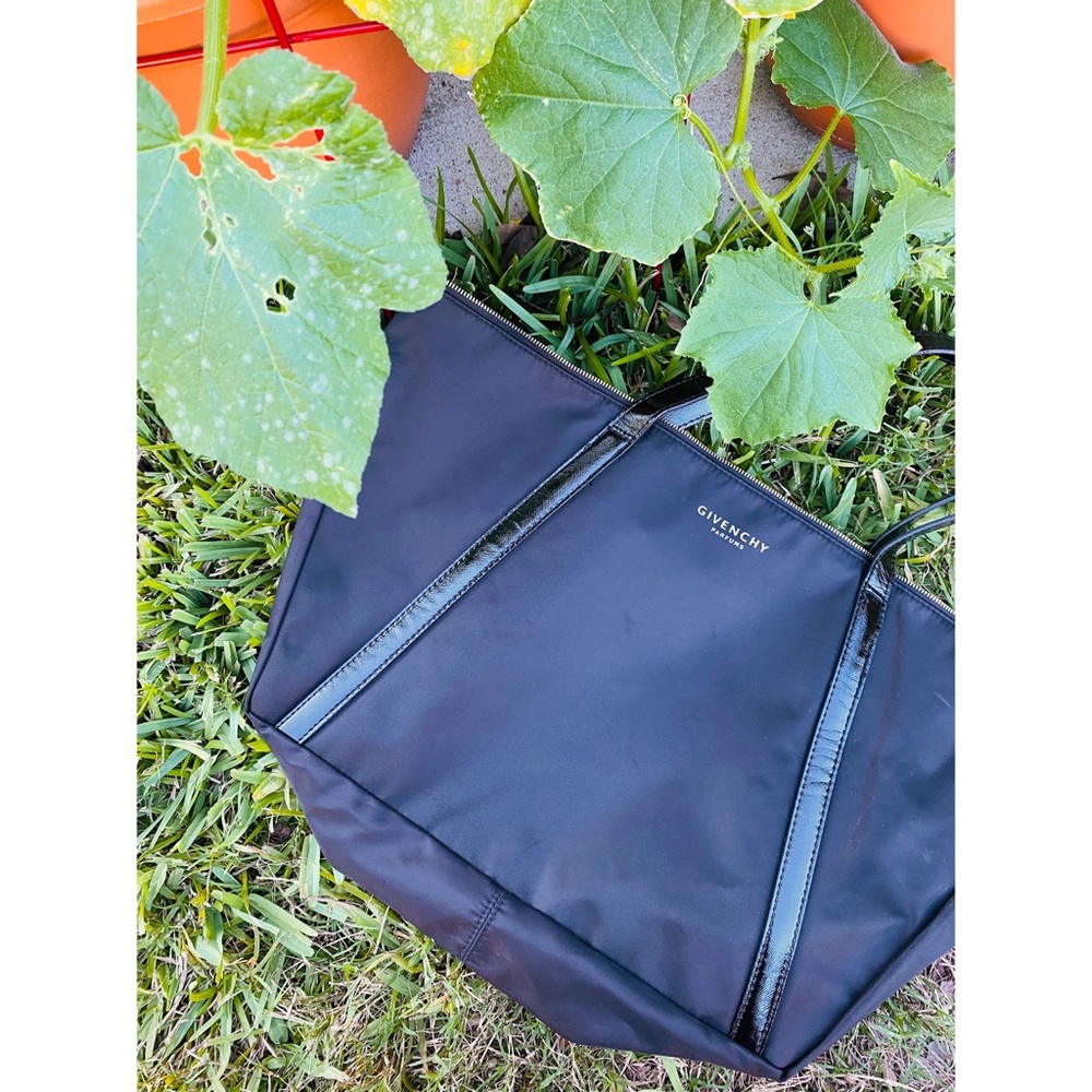 GIVENCHY PARFUMS Oversized Faux Leather Tote Bag